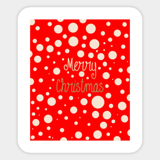 Merry Christmas Special Treat Card Sticker